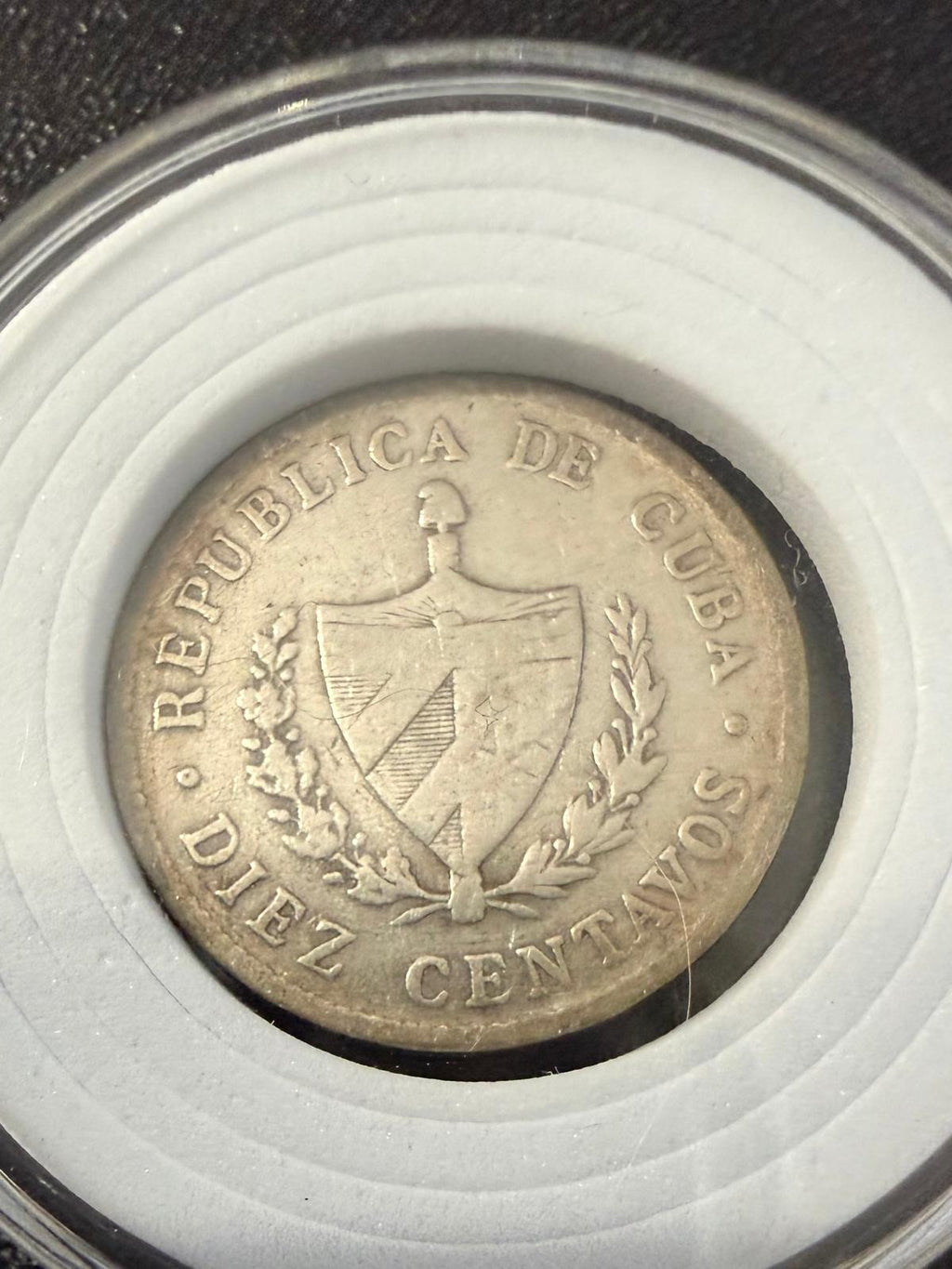 Moneda de plata de 10 centavos de 1920 de Cuba – República de Cuba