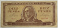 1961 Cuba 10 Pesos Banknote – Che Guevara Signature – Máximo Gómez – P-96a