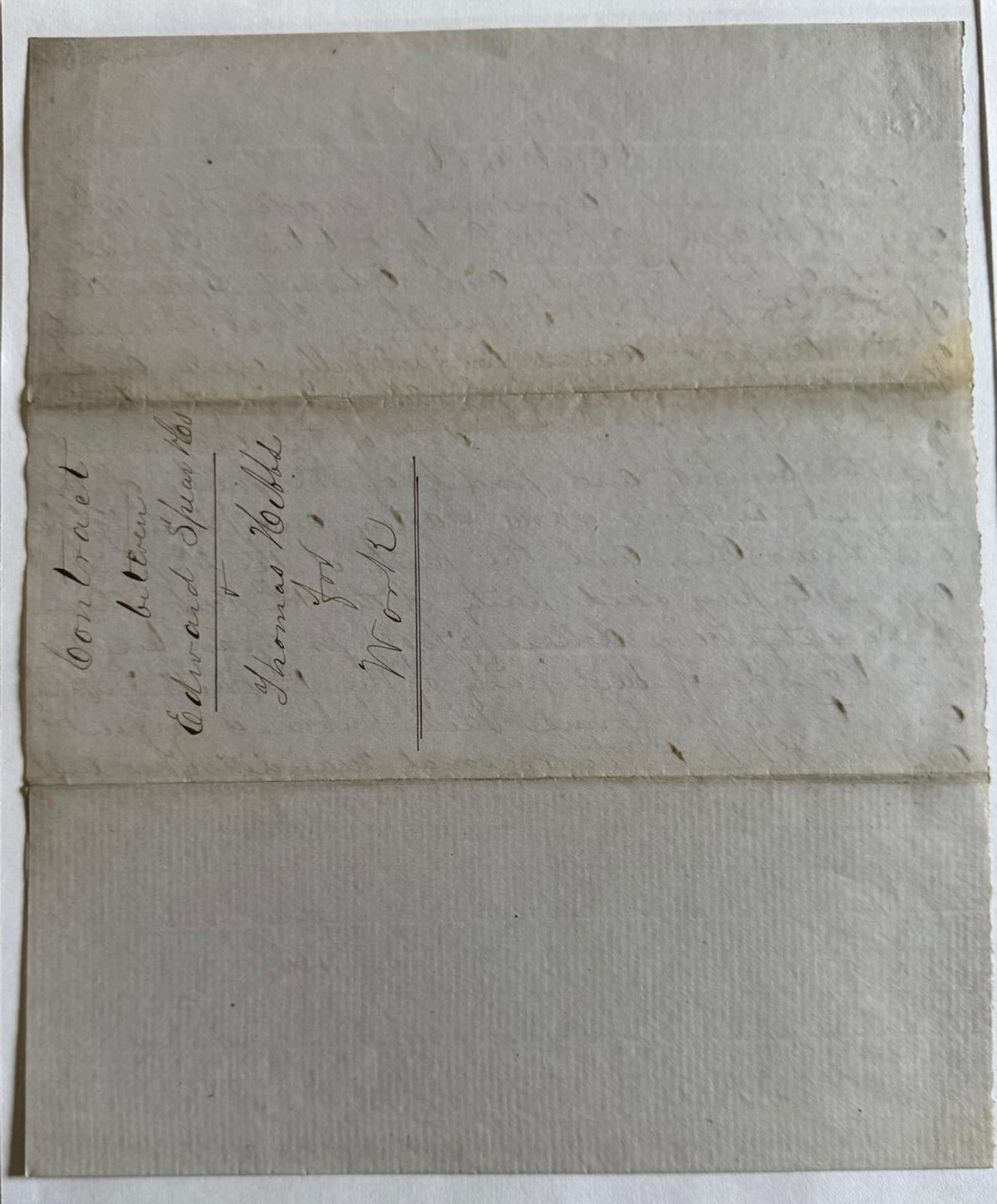1859 Ohio Timber Bill of Sale – Edward Spear & Co. – Mecca Township Sawmill – Warren