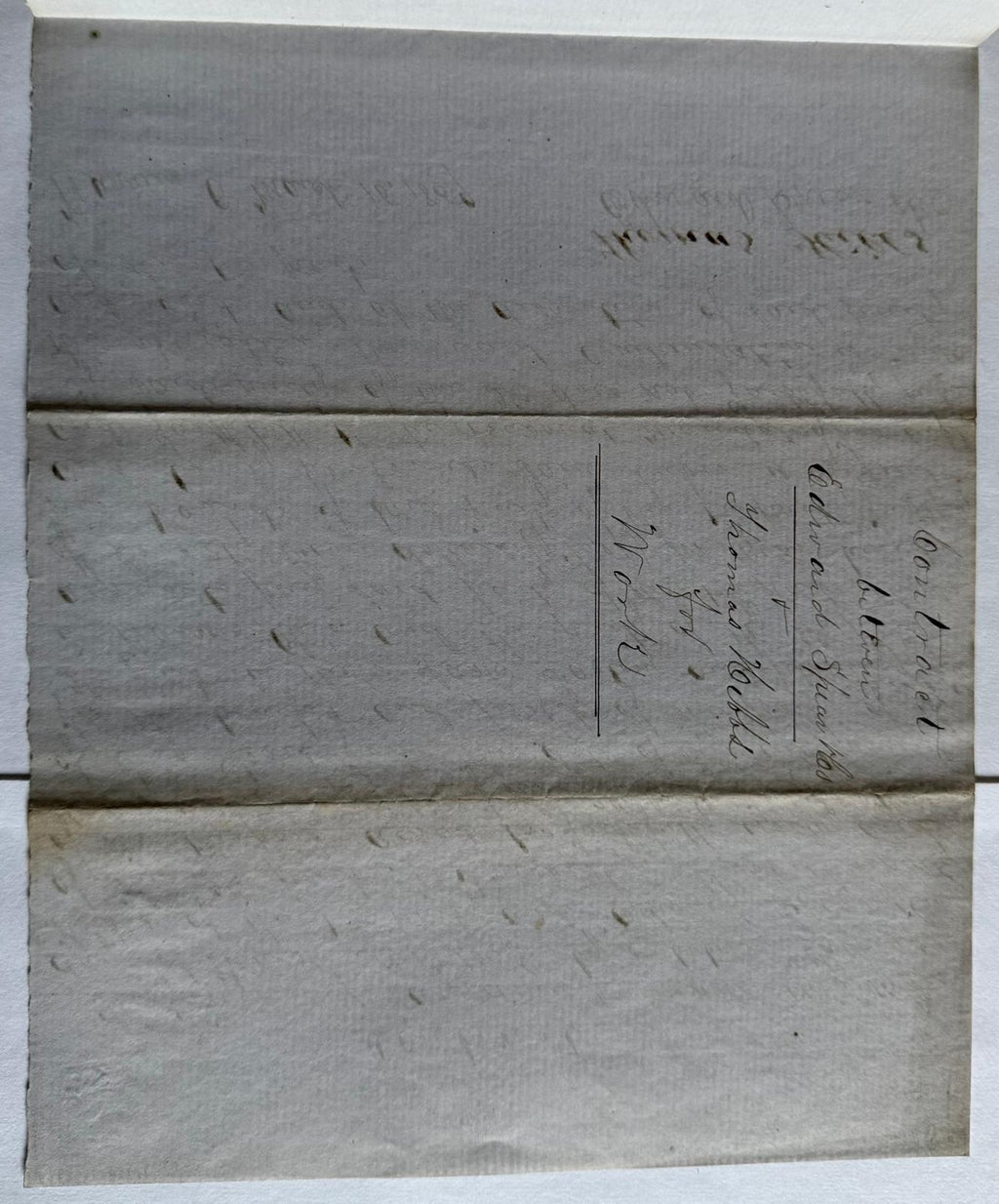 1859 Warren Ohio Employment Contract – Judge Edward Spear – Sash Factory & Planing Mill