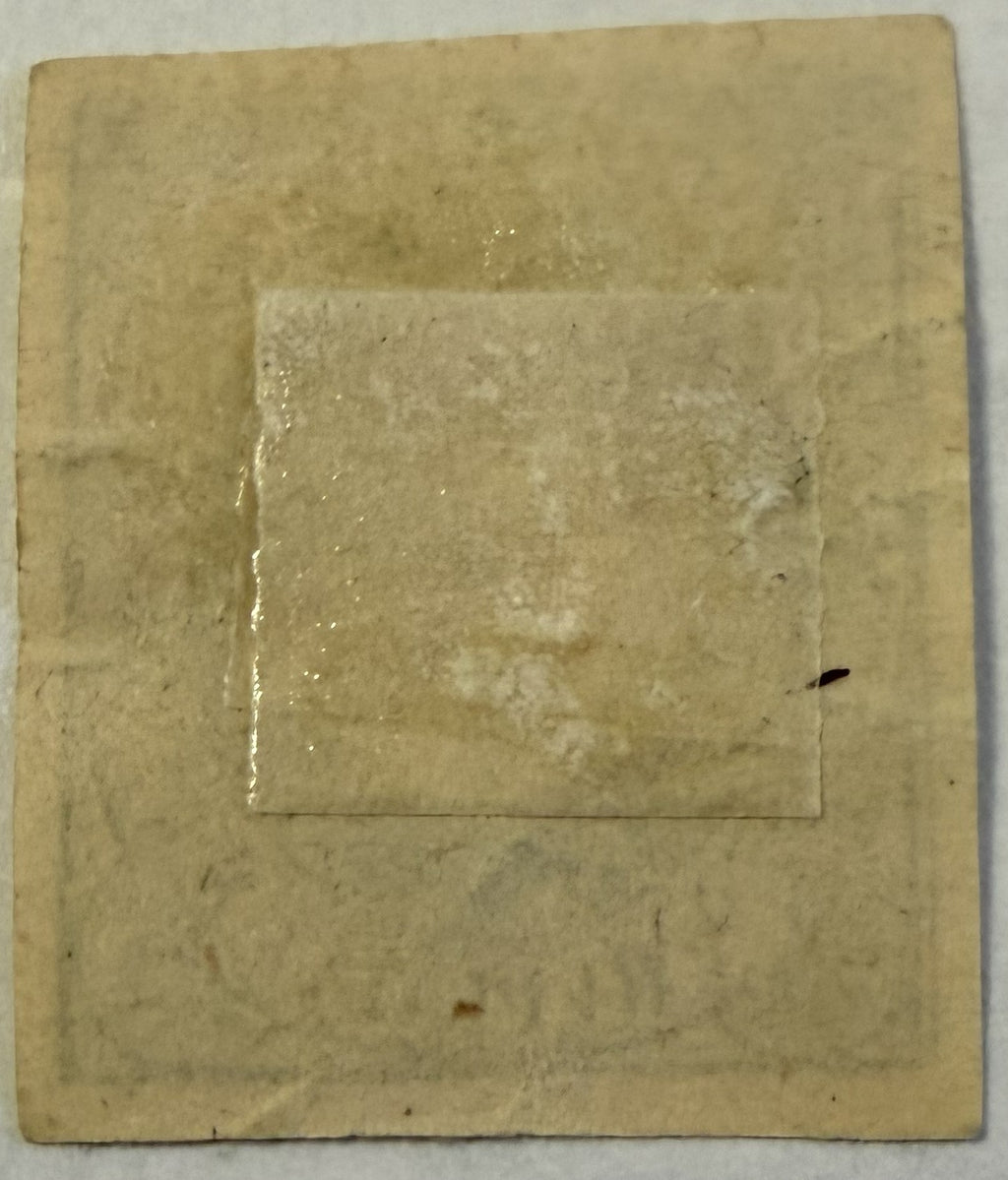 1864 Cuba Sello ½ Real Plata Fuerte – Isabel II – Verde – Sin perforar