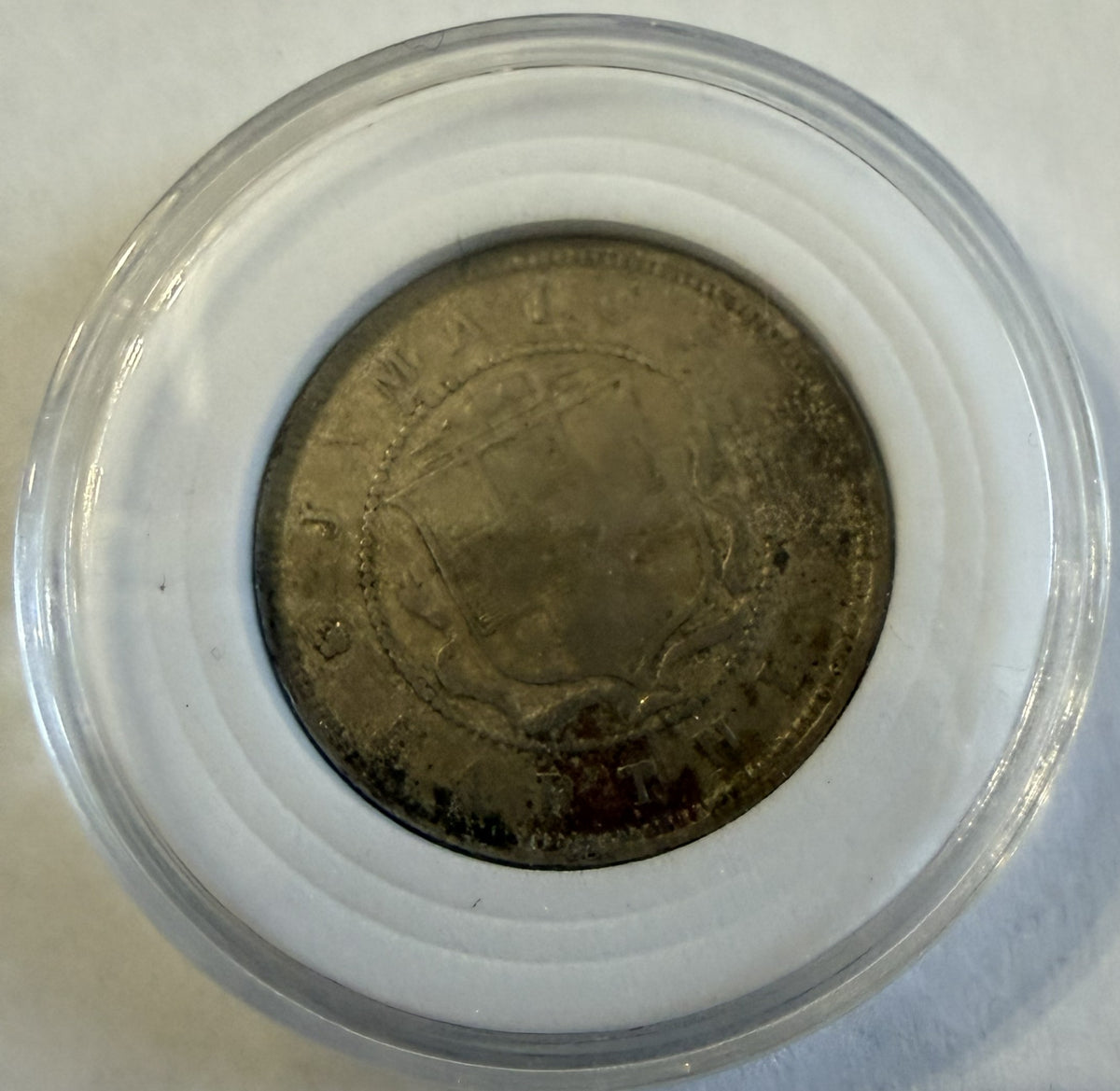 1897 Jamaica One Penny – Queen Victoria – British Colonial Coin – KM#17