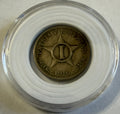 Moneda cubana de 1 centavo de 1916 – República temprana de Cuba – Patria y Libertad – KM# 9.1