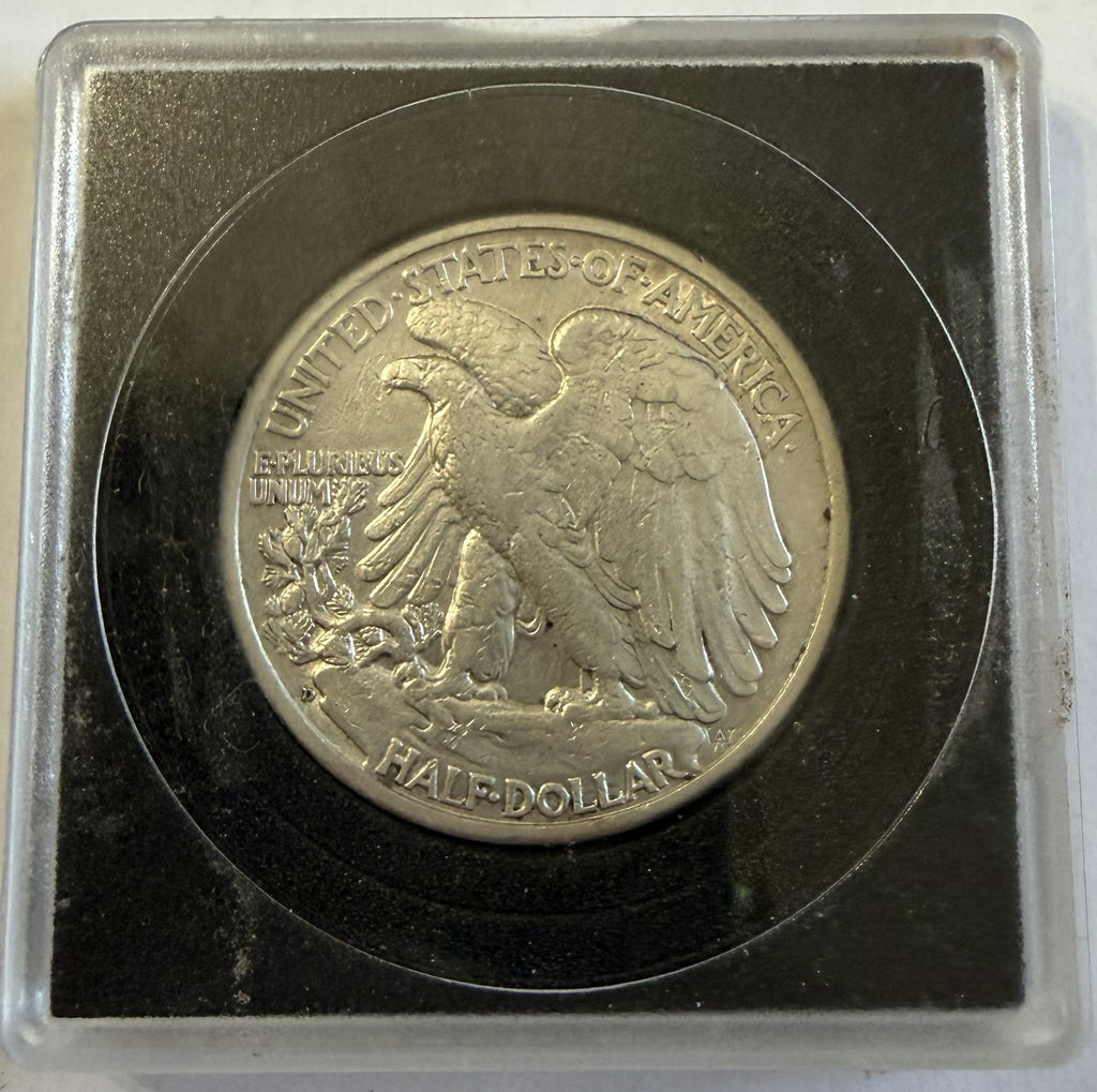 1939 Walking Liberty Half Dollar – 90% Plata Moneda de EE. UU. – Filadelfia