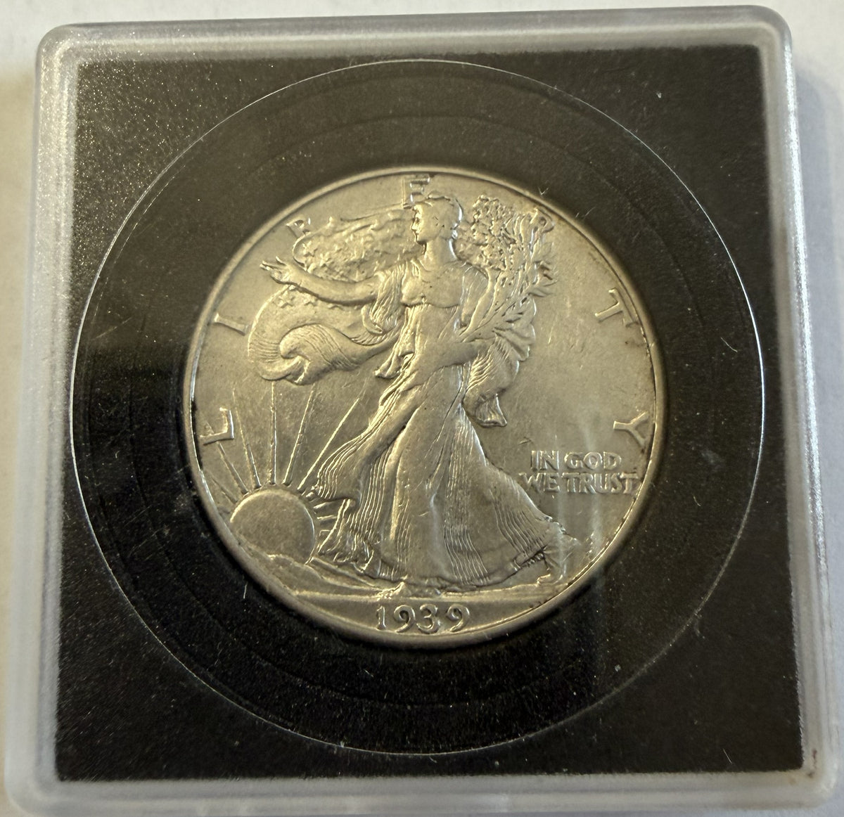 1939 Walking Liberty Half Dollar – 90% Silver U.S. Coin – Philadelphia