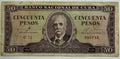 1961 Cuba 50 Pesos Che Guevara Signature Banknote – Pick P-98a – Calixto García