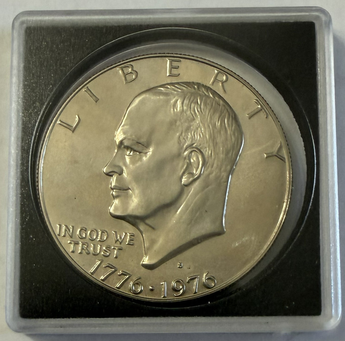 1776–1976-S Eisenhower Bicentennial Dollar – 40% Silver – BU Uncirculated