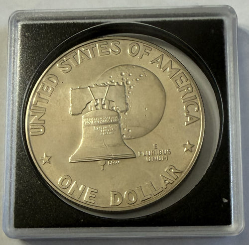 1776–1976-S Eisenhower Bicentennial Dollar – 40% Silver – BU Uncirculated