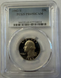 1982-S Washington Quarter 25¢ – PCGS PR69DCAM – Deep Cameo Proof