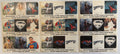 1982/83 Superman III Ziploc Dow Promo Stickers – 9 Different Uncut Panels – 27 Stickers