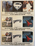 1982/83 Superman III Ziploc Dow Promo Stickers – Lot of 3 Uncut Panels – 9 Stickers