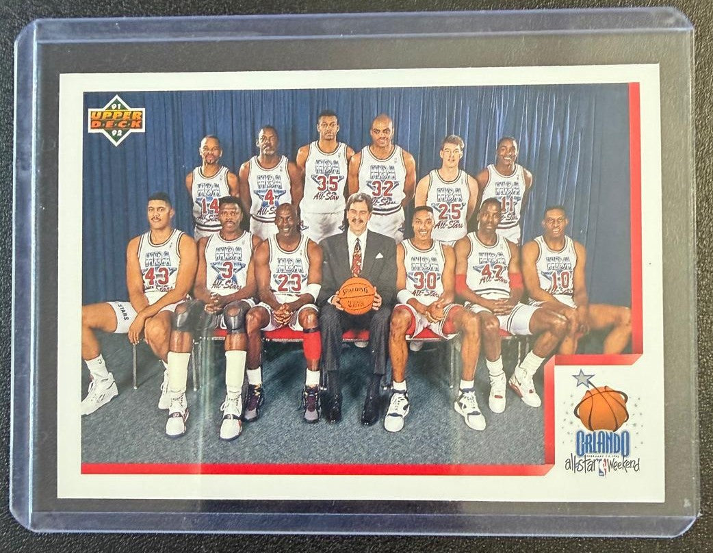 1991-1992 Upper Deck Baloncesto # 449 NBA East All Stars listado