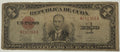 1945 Cuba 1 Peso Silver Certificate José Martí – Pick 69f – Republic of Cuba Banknote