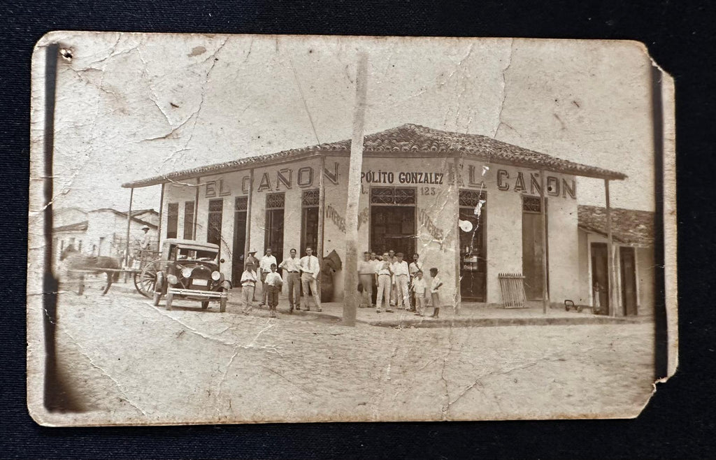 c.1930 Cuba “El Cañón” Polito Gonzalez Store Real Photo Postcard RPPC