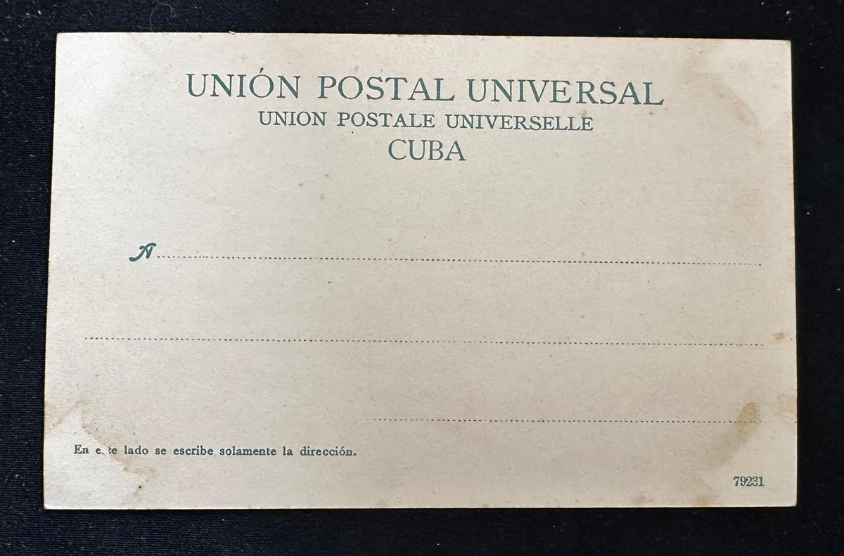 1902 Santiago de Cuba “La Parte Baja” – Early Color Undivided Back Postcard