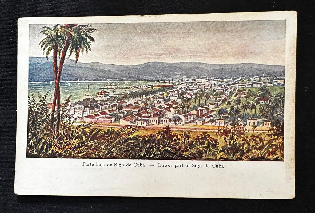 c.1900–1906 Santiago de Cuba “Parte Baja” – Early Color Undivided Back Postcard