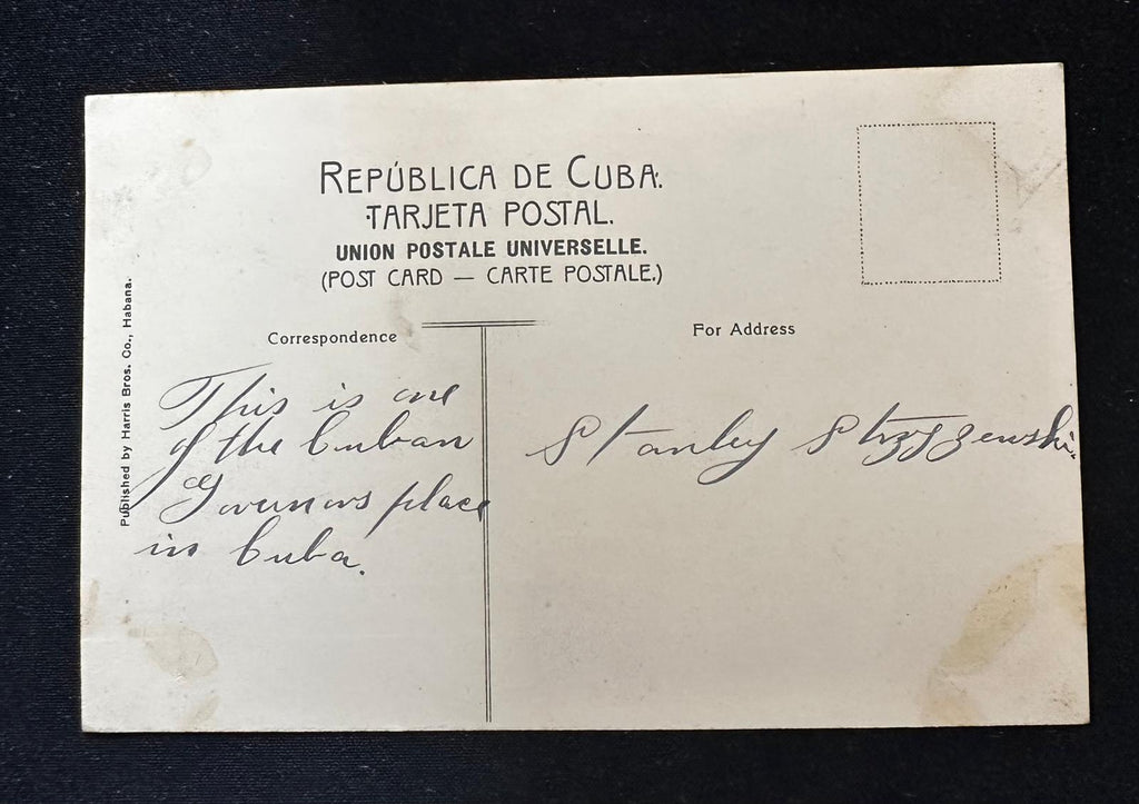 c.1910 Governor’s Palace Matanzas Cuba Postcard – Harris Bros. No. 7