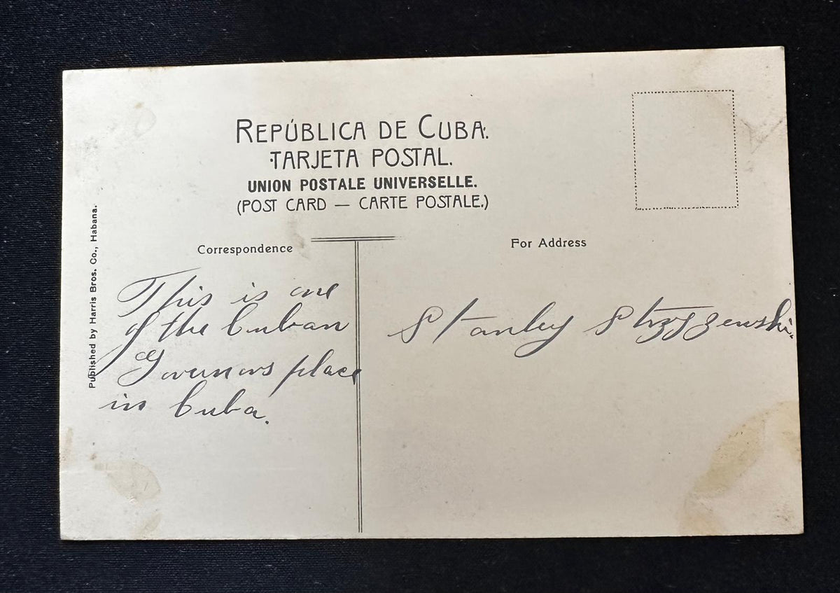 c.1910 Governor’s Palace Matanzas Cuba Postcard – Harris Bros. No. 7