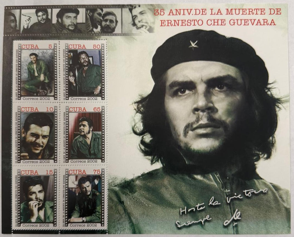 2002 Cuba Che Guevara 35th Anniversary Miniature Sheet – Scott 4247a – MNH