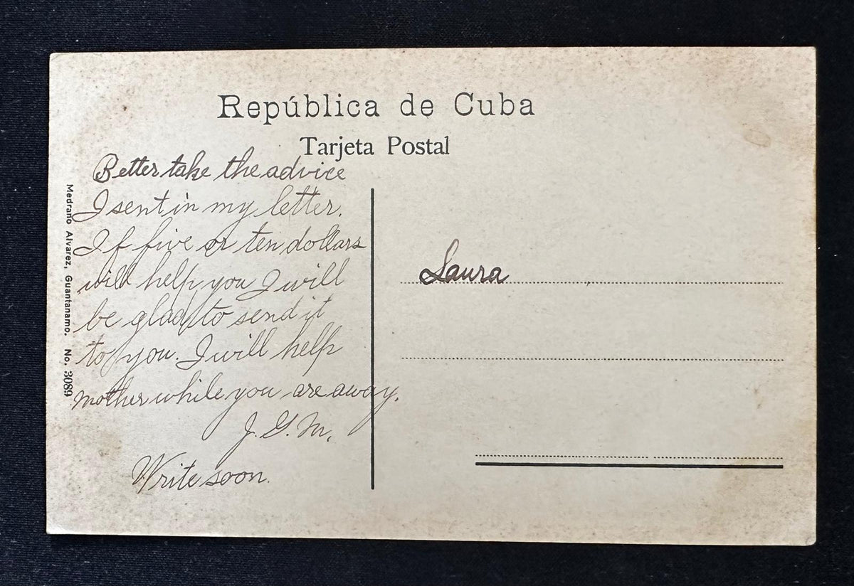 Early 1900s Guantanamo Cuba Parque Martí Kiosk Postcard – Medrano Alvarez No. 3089