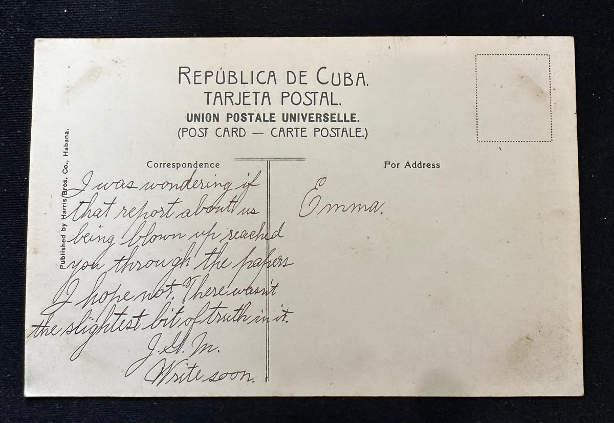 c.1908 Havana Cuba President’s Palace & Senate – Harris Bros. No. 26 Postcard