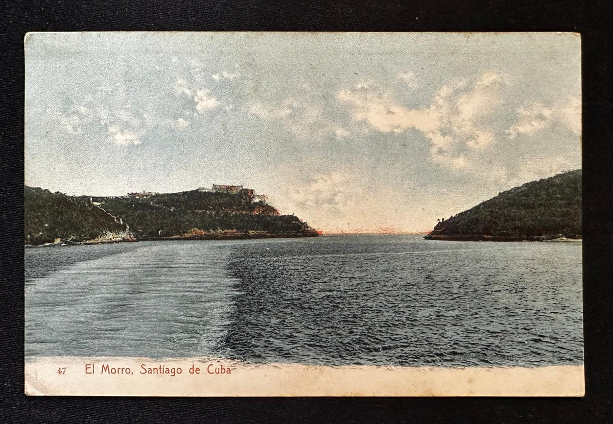 c.1909 El Morro Santiago de Cuba – Harris Bros. No. 47 Antique Postcard