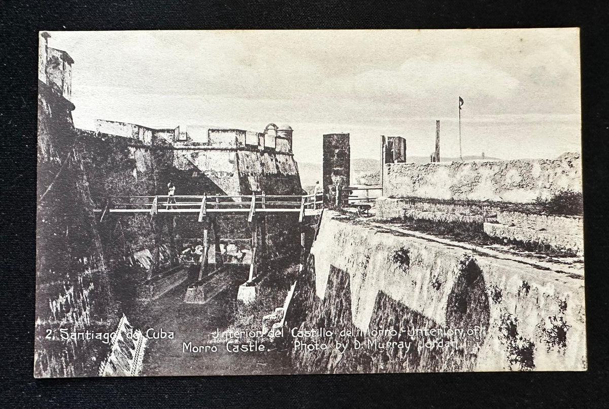 c.1899 Santiago de Cuba Morro Castle – J. Murray Jordan Antique Postcard