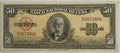1958 Cuba 50 Pesos Banknote – Calixto García – Banco Nacional de Cuba – P-81b