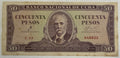 1961 Cuba Billete de 50 Pesos – Firma de Che Guevara – Calixto García – P-98