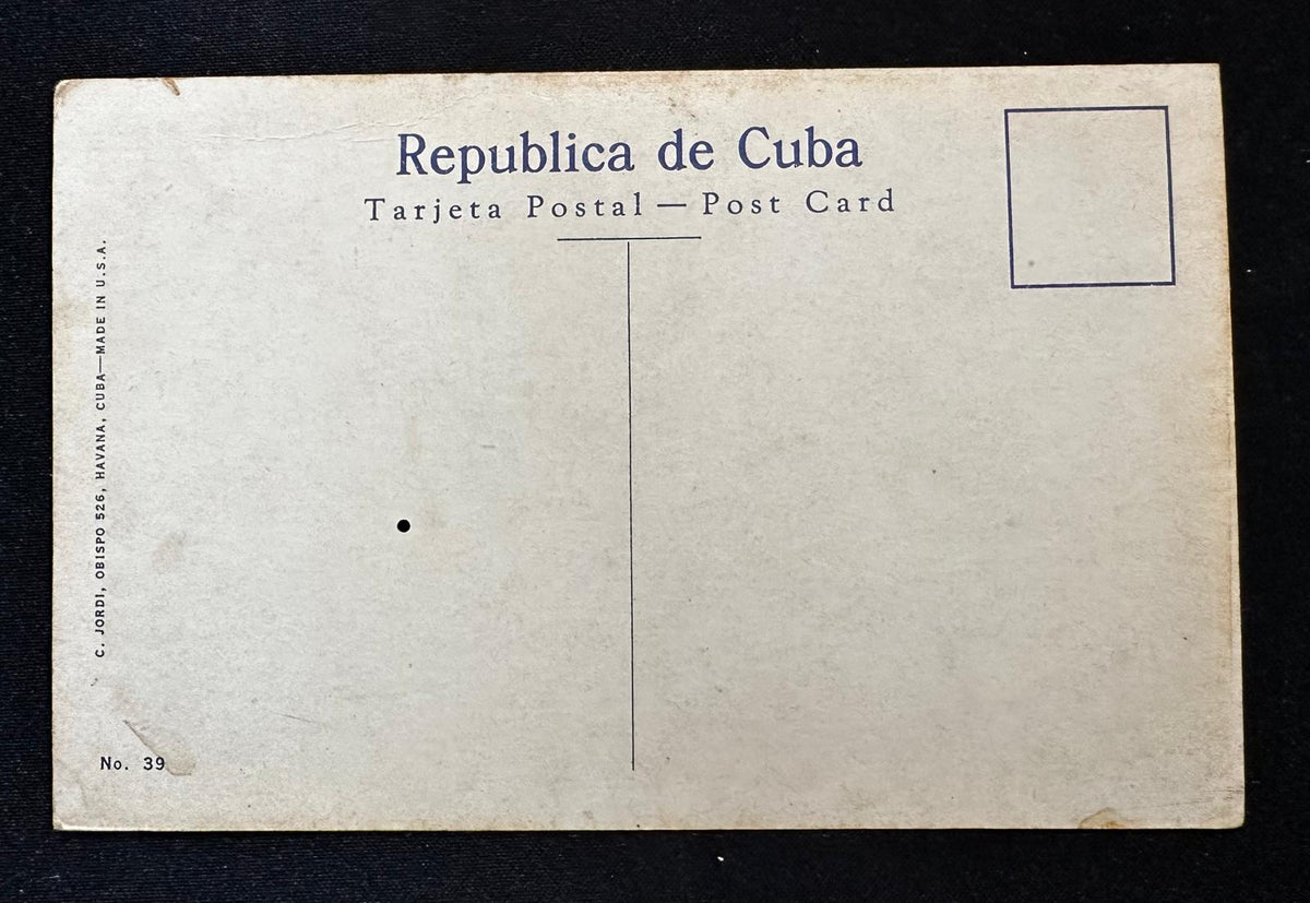 Vintage Cuba Sugar Cane Harvest Postcard – Habana Corte de Caña – C. Jordi