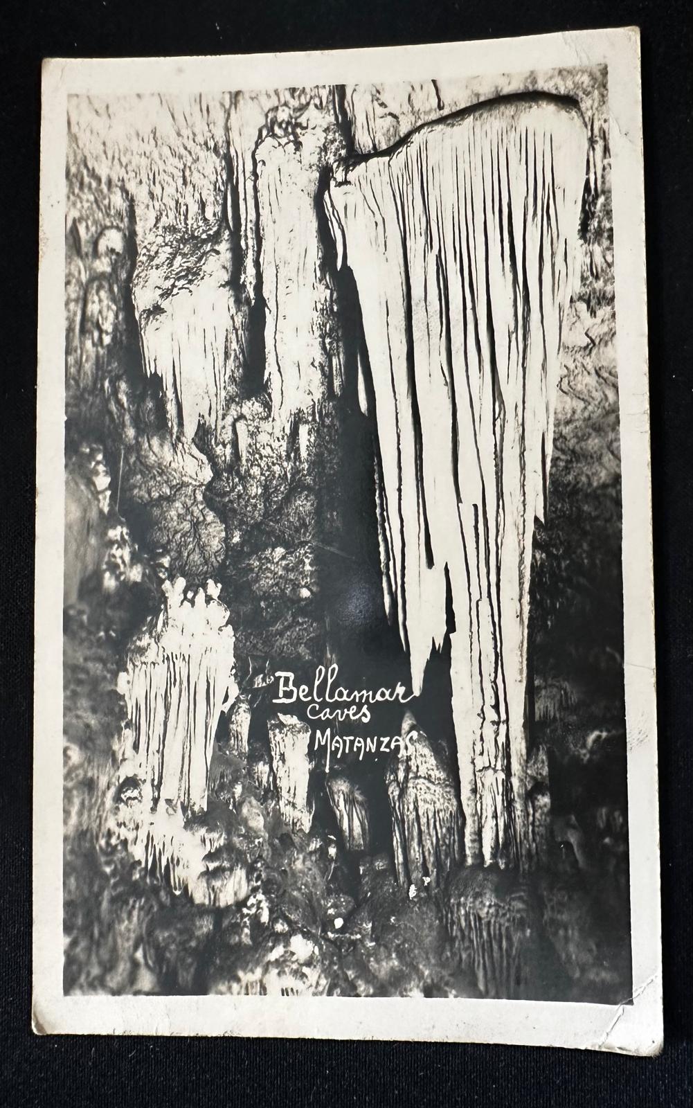 Cuba photo postcard Bellamar Caves Matanzas Cuba vintage Cuevas