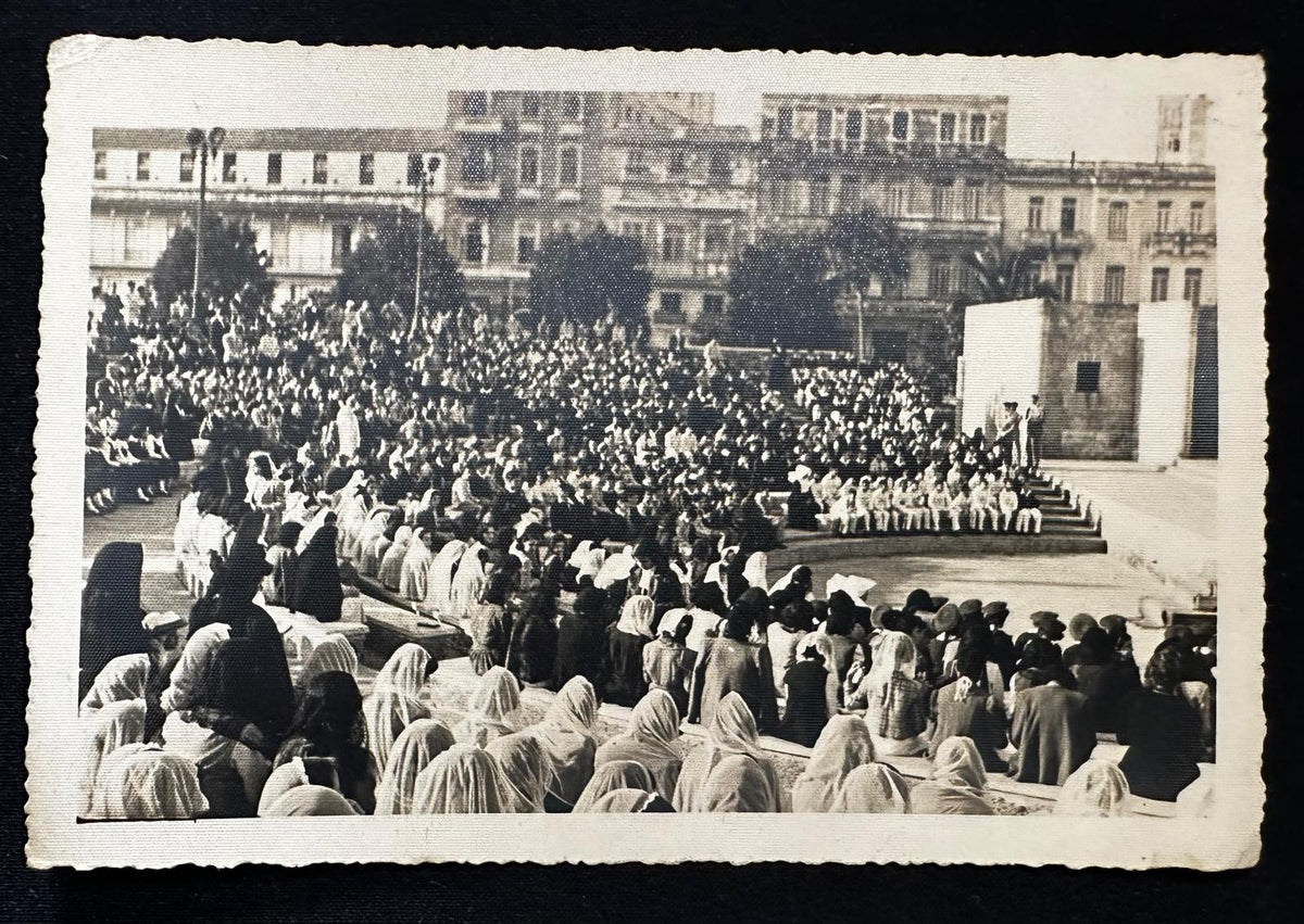 1950 Havana Cuba Anfiteatro Nacional “Día del Aspirante” Original Photograph