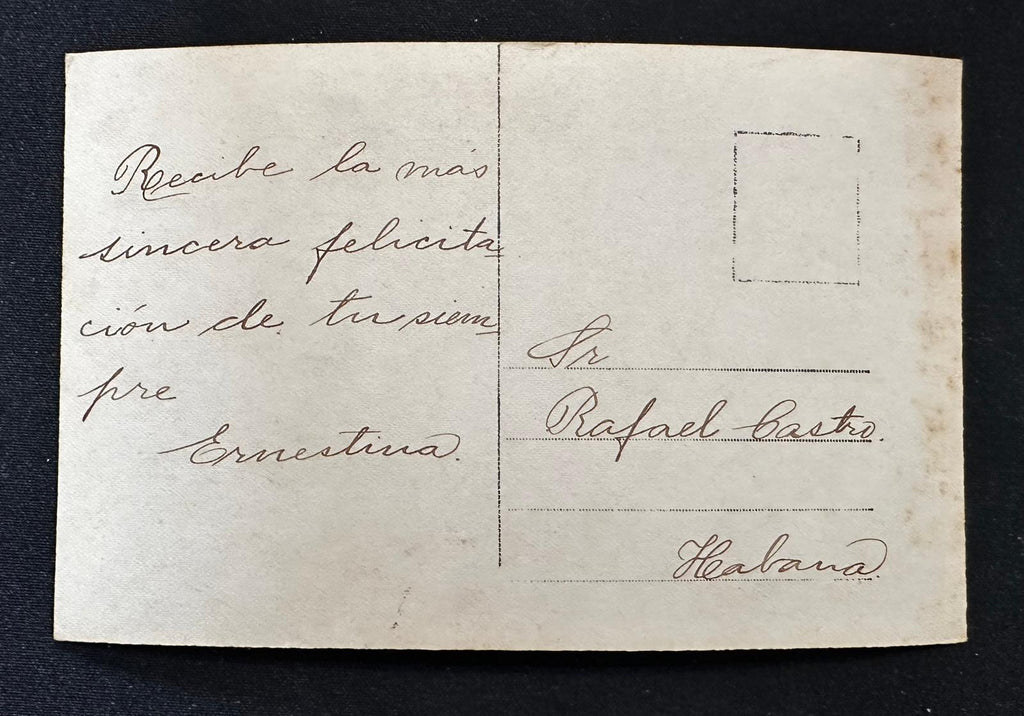 1919–1922 Cuba Personal Postcard Archive – Ernestina & Rafael Castro – 6 Antique Handwritten Cards