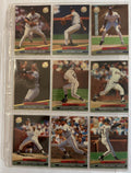 1992 Fleer Ultra Baseball #280–288 – 9 tarjetas consecutivas – Fred McGriff HOF, Will Clark y Benito Santiago