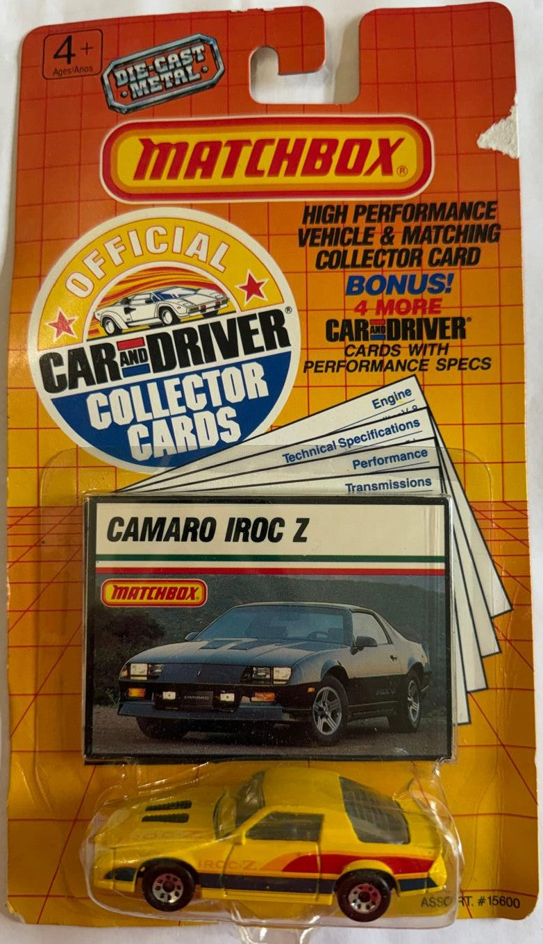 1989 Matchbox Car & Driver Collector Cards Series I – 10 Sealed Diecast Cars – Ferrari Porsche Lamborghini
