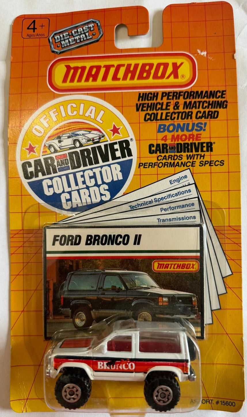 Tarjetas de colección 1989 Matchbox Car & Driver Serie I – 10 autos de metal sellados – Ferrari Porsche Lamborghini