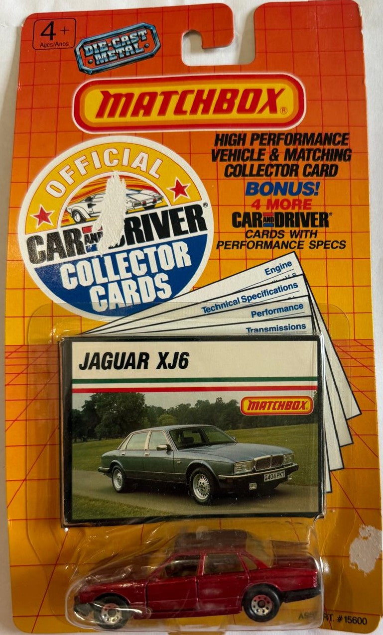 Tarjetas de colección 1989 Matchbox Car & Driver Serie I – 10 autos de metal sellados – Ferrari Porsche Lamborghini