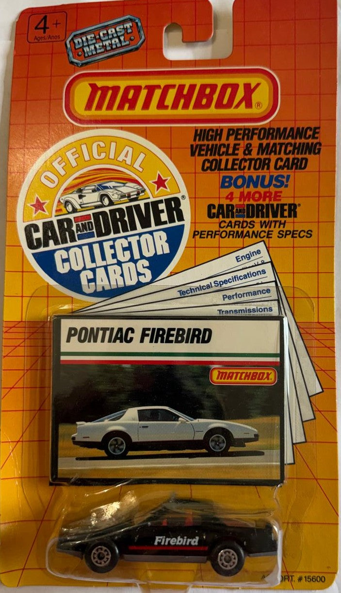 Tarjetas de colección 1989 Matchbox Car & Driver Serie I – 10 autos de metal sellados – Ferrari Porsche Lamborghini