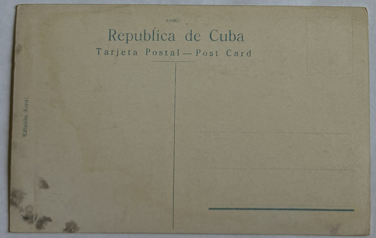 c. 1910s Havana Cuba Centro de Dependientes Staircase Postcard – Edición Jordi