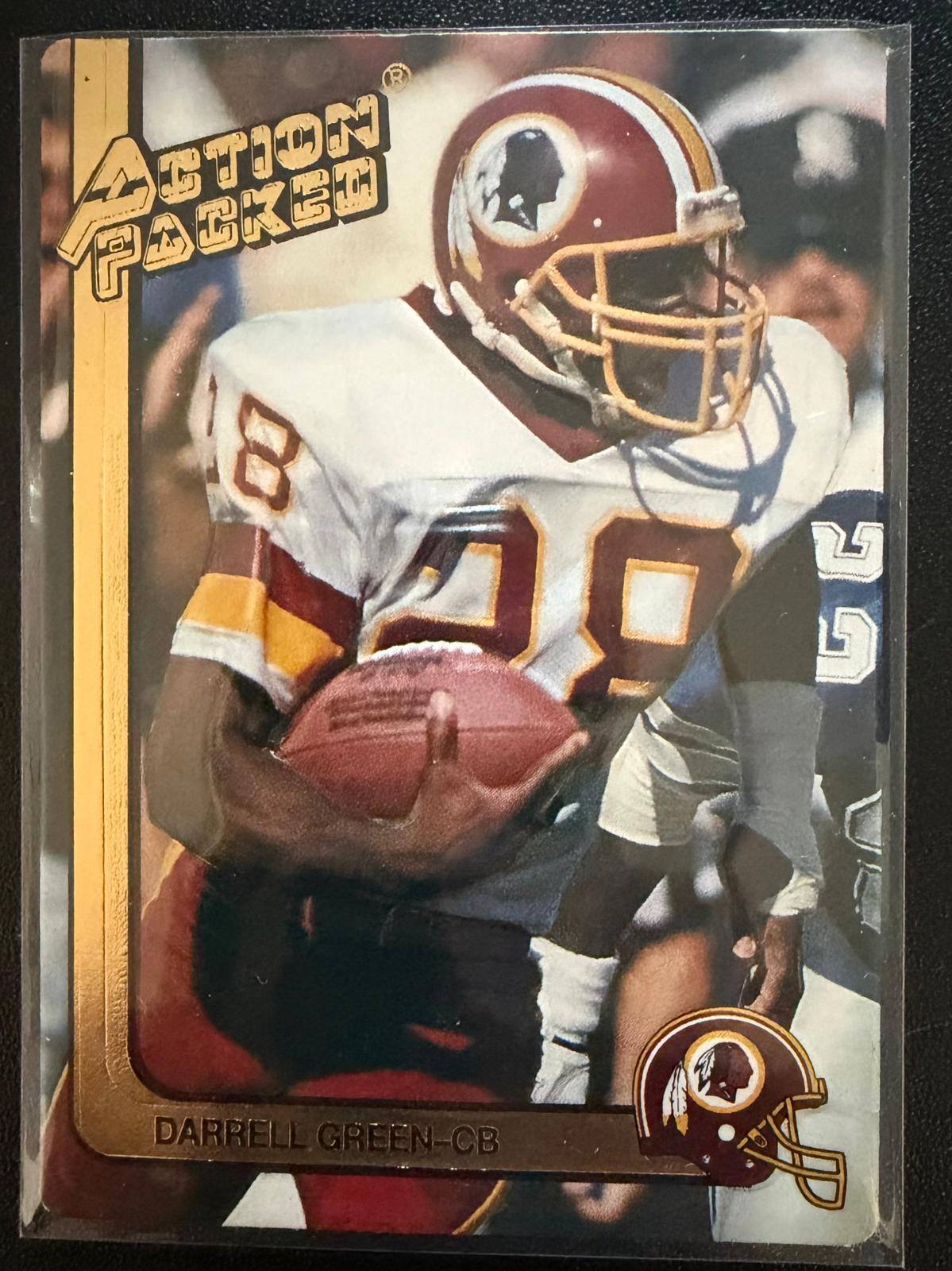 Tarjeta de Fútbol Americano NFL Darrell Green #273 de 1991 Action Packed