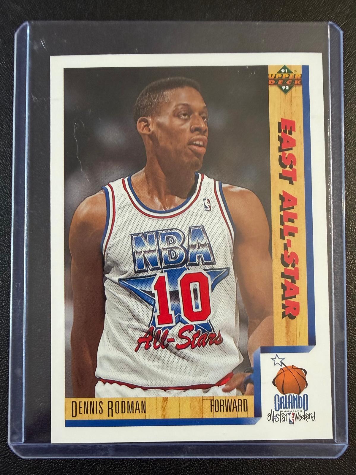 1991-92 Upper Deck #457 Dennis Rodman – All-Star del Este