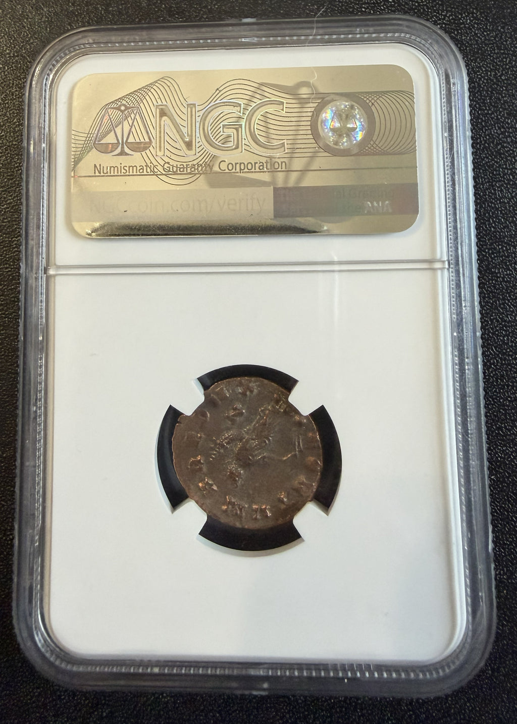 Ancient Roman Coin – Emperor Valens AD 364–378 – AE3 Nummus – NGC Certified