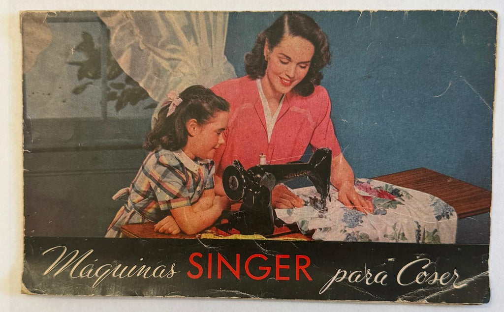 1951 Singer Sewing Machines Spanish Advertising Brochure – Cuban Provenance – Vintage Ephemera