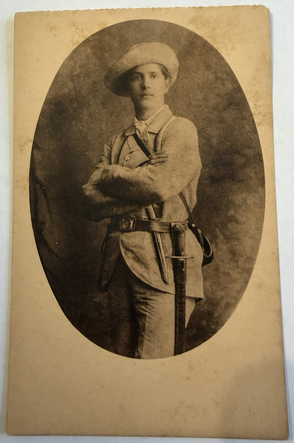 c.1910 Recuerdos de la Manigua Cuba Postcard – Capt. Luis Rodolfo Miranda – 1896