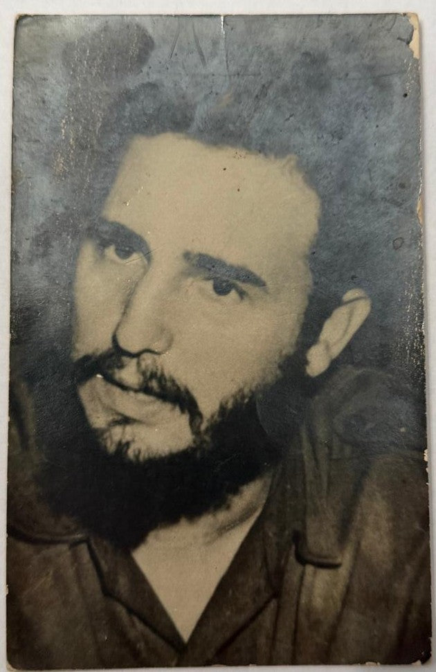 Vintage Fidel Castro Photograph – St. Naranjo Cuba – 3.5 x 5.5 in – Original Period Photo
