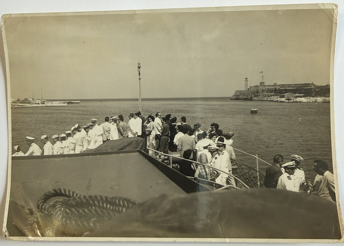 1959 Cuban Revolutionary Navy Official Photo – Havana Harbor – May 18, 1959