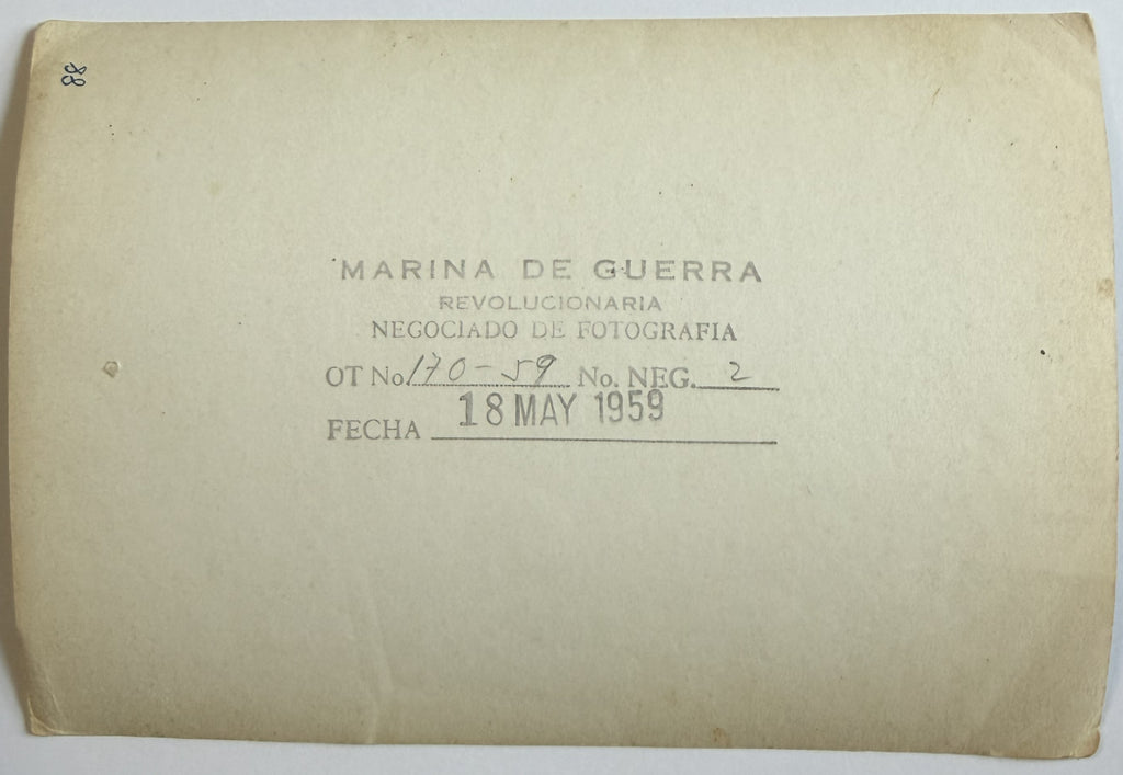 Foto Oficial de la Marina de Guerra Revolucionaria Cubana de 1959 – Puerto de La Habana – 18 de mayo de 1959
