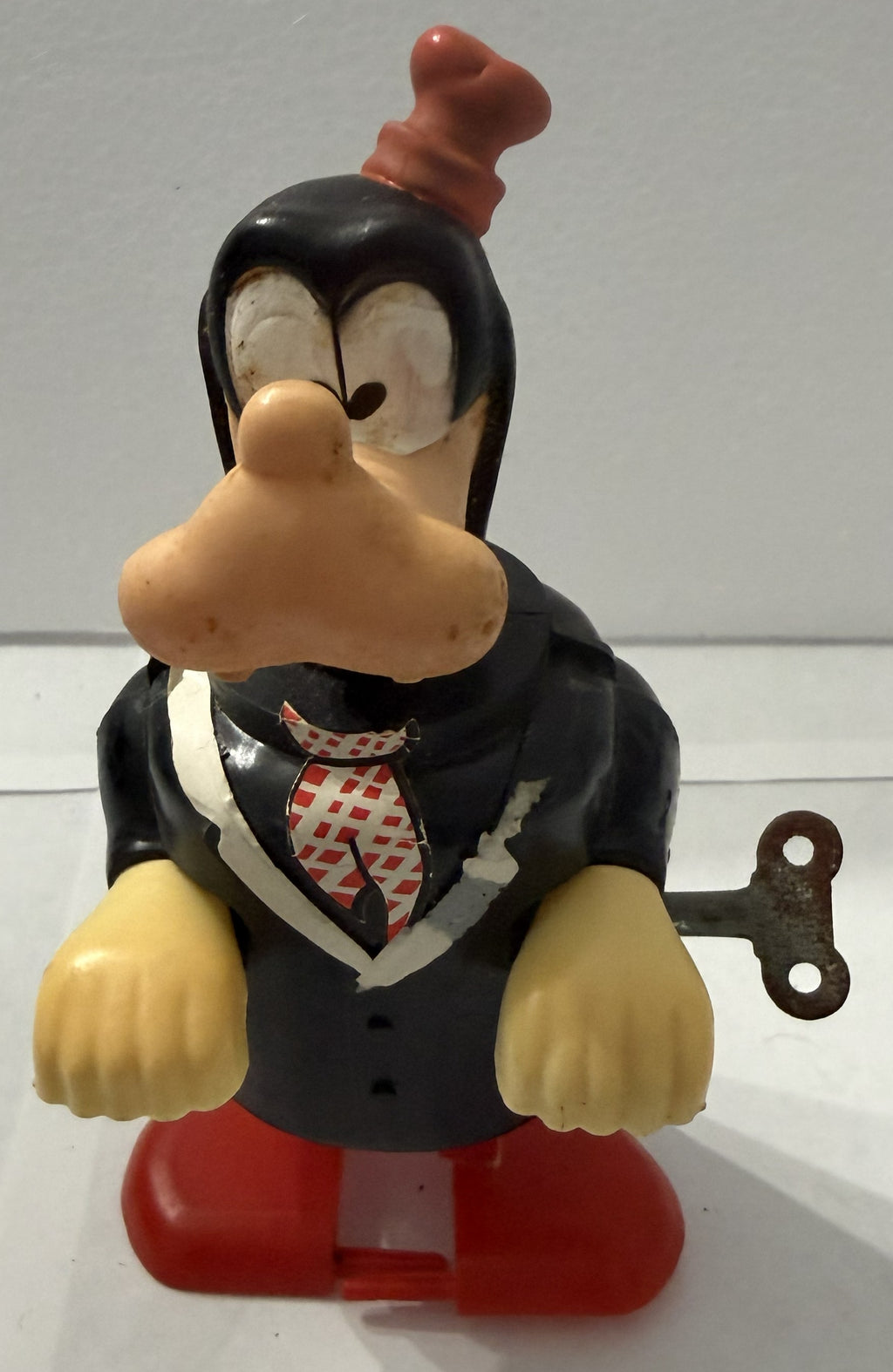 Vintage 1970s Disney Goofy Durham Industries Wind-Up Walking Toy – Japan – Working