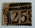Great Britain Scott #58, 1870 Queen Victoria ½d rose-red “Bantam