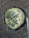 Ancient Greek Pergamon Bronze Coin, c. 282–133 BC – Athena